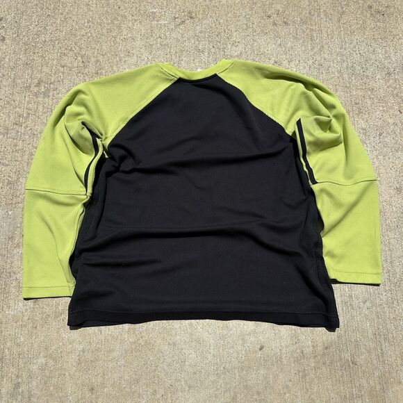 ADIDAS CLIMALITE MENS SIZE L BLACK YELLOW LONG SLEEV SPORT - Picture 5 of 5